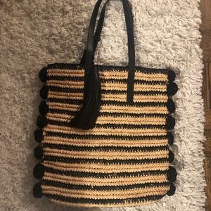 Loeffler Randall raffia cruise tote